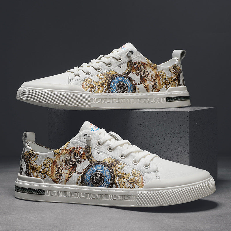 Zapatillas deportivas de piel artesanal Isabella Sol para hombre, ideales para el día a día.