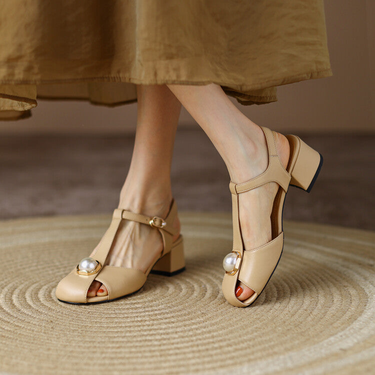 Elegantes sandalias de verano con tira en T de Isabella Sol