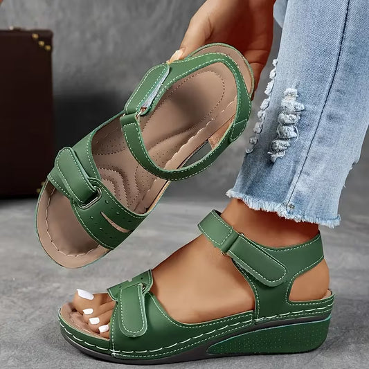 Sandalias de cuña cómodas Isabella Sol Perfect-Fit Strap