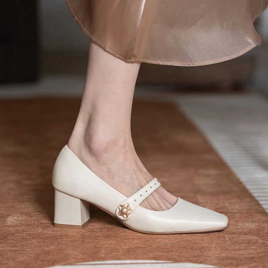Zapatos de tacón Mary Jane clásicos de Isabella Sol