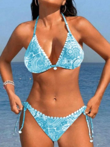 Bikini estampado vibrante de Isabella Sol