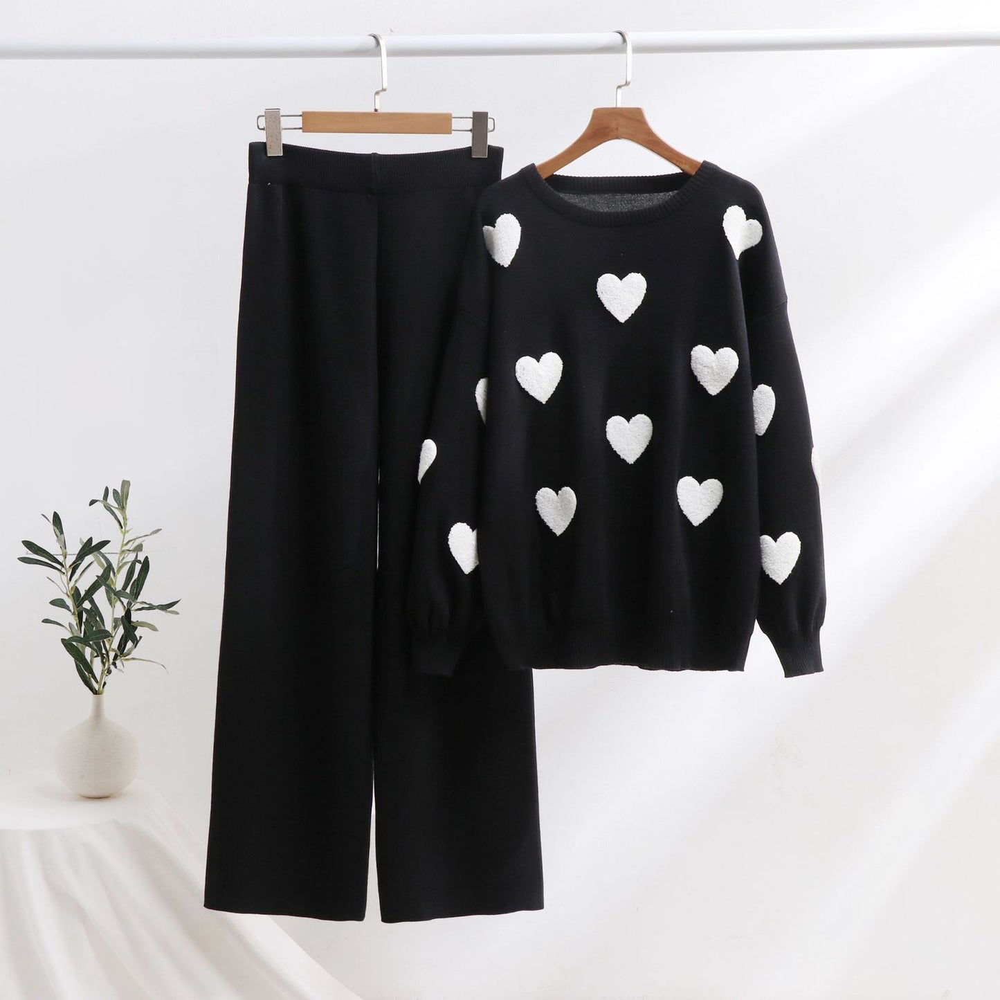 Conjunto de punto con forma de corazón de Isabella Sol
