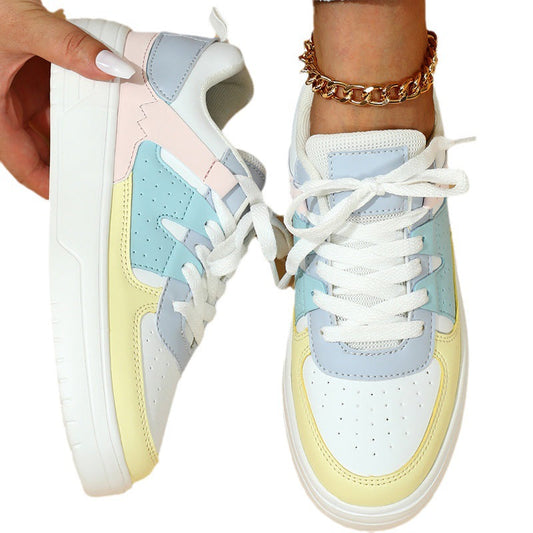 Zapatillas deportivas con plataforma y bloques de color Isabella Sol