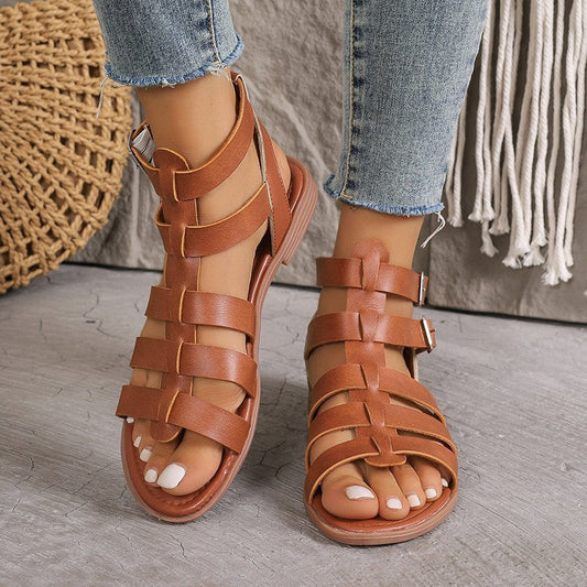 Elegantes sandalias romanas Isabella Sol Hollow