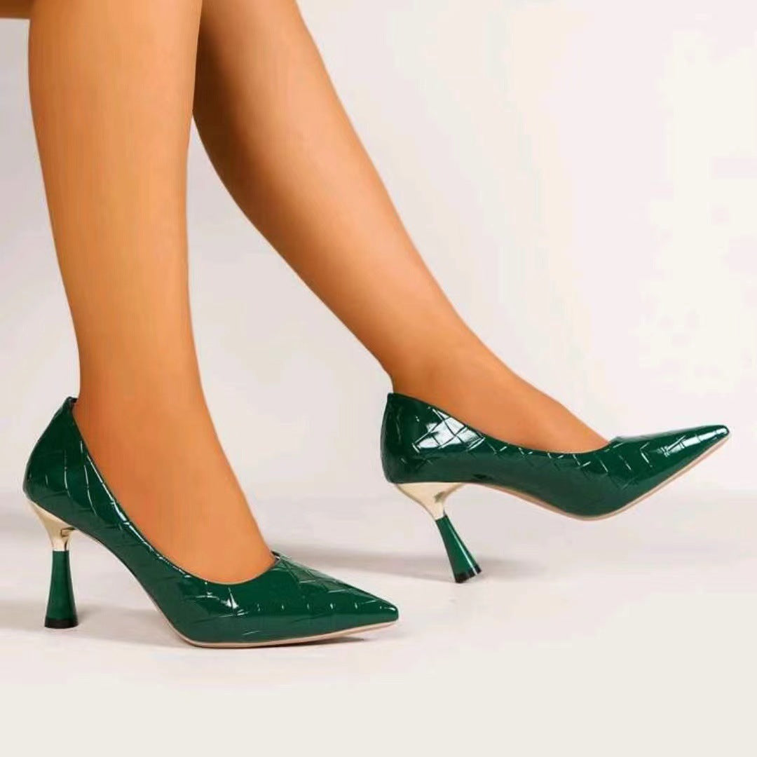 Elegantes zapatos de tacón de punta de Isabella Sol.