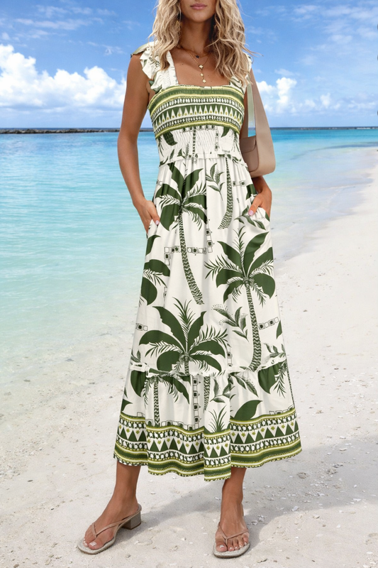 Vestido largo de verano estilo bohemio de Isabella Sol