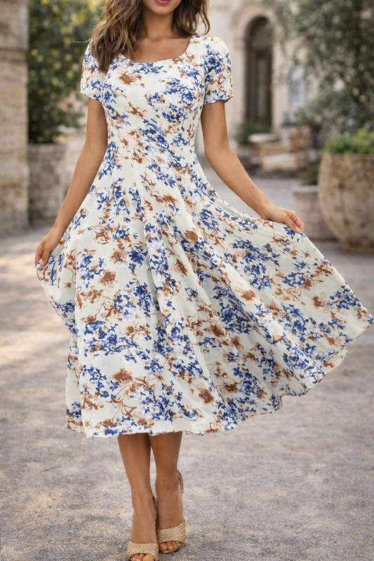 Vestido de verano Isabella Sol con estampado floral para uso diario.