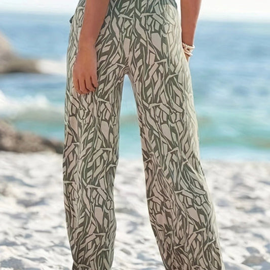 Floral Wide-Leg Pants by Isabella Sol