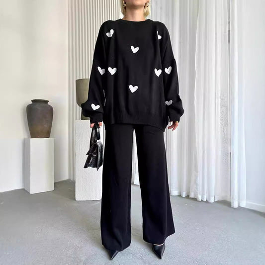 Conjunto de punto con forma de corazón de Isabella Sol