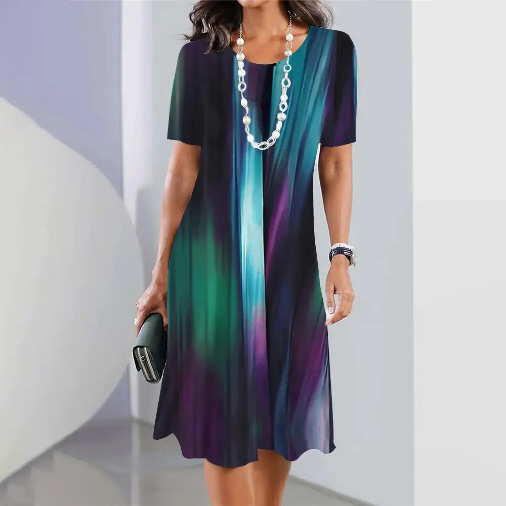 Vibrant Plus Size Dress Isabella Sol Summer Pullover