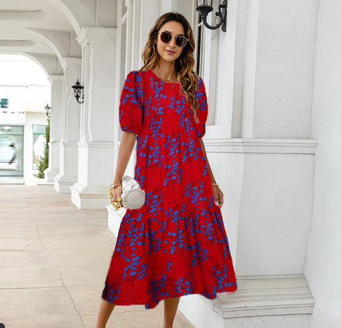 Vestido midi de verano con estampado floral de Isabella Sol