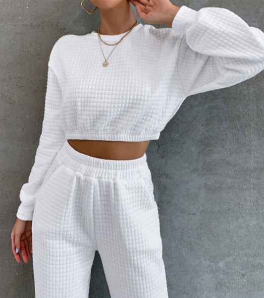 Textured Cozy Isabella Sol Women’s Lounge Set