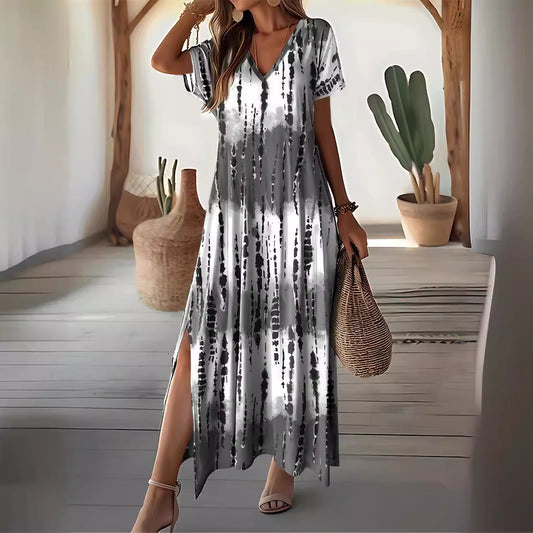 Chic Tie-Dye Maxi Dress Isabella Sol
