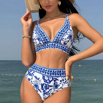 Bikini de talle alto Isabella Sol inspirado en Pinterest
