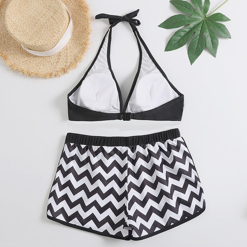Conjunto de bikini y shorts Chic Zigzag Isabella Sol