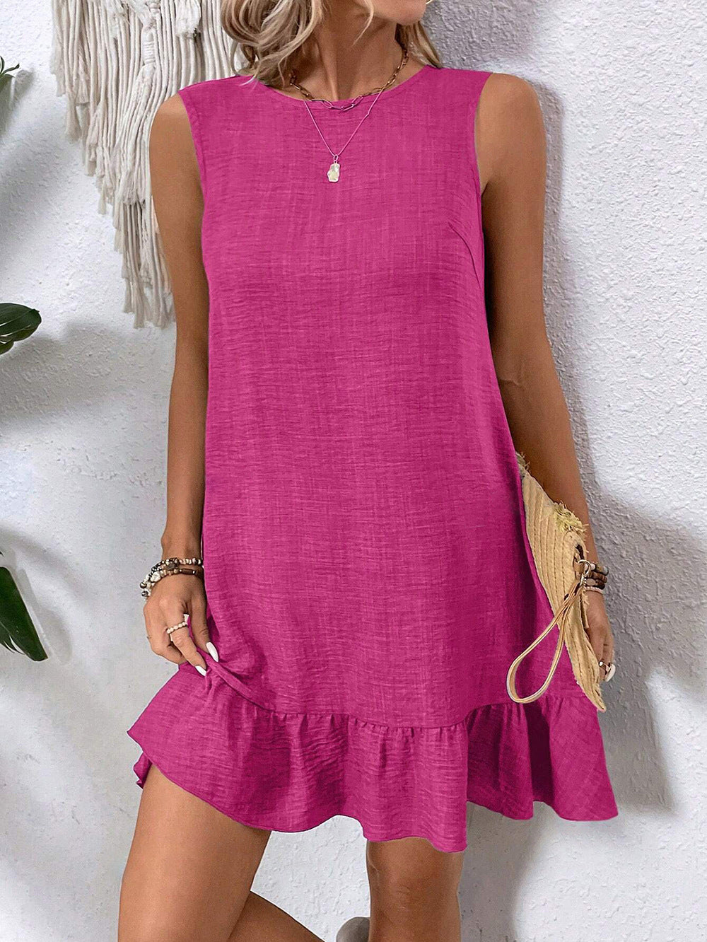 Vestido de verano sin mangas con volantes de Isabella Sol