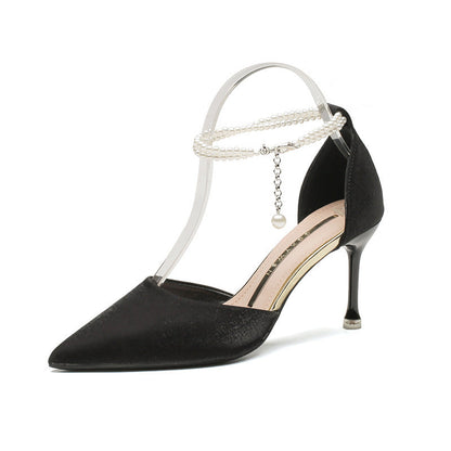 Elegantes sandalias de tacón de aguja con hebilla de Isabella Sol