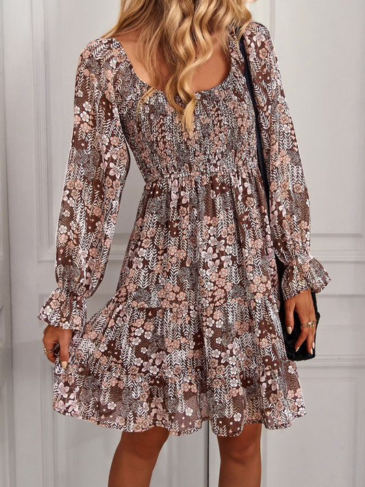 Vestido bohemio con estampado floral de Isabella Sol