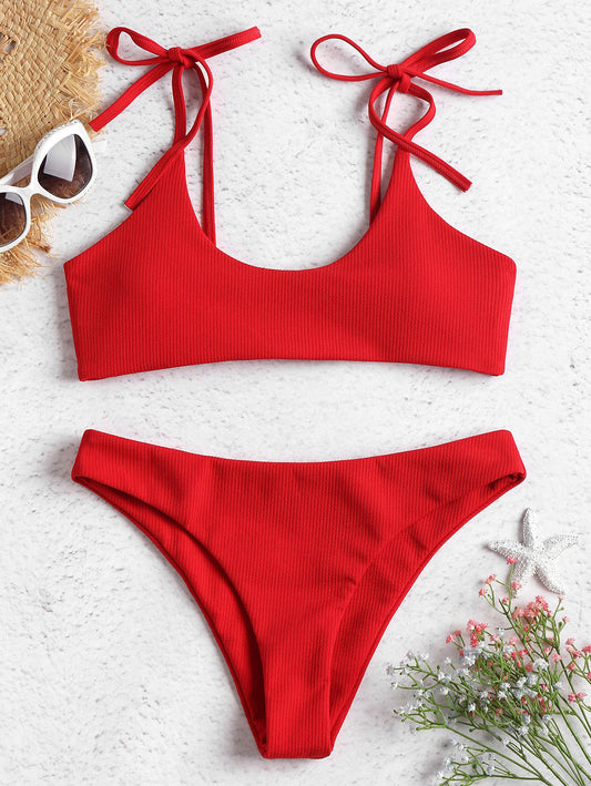 Bold Strapless Low Waist Bikini by Isabella Sol