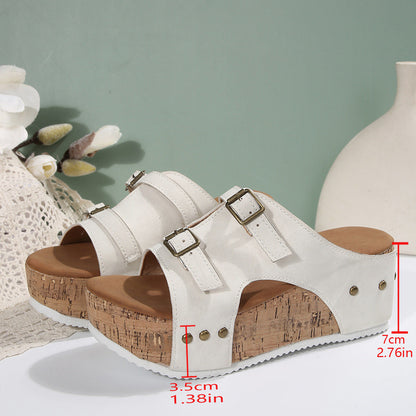 Elegantes sandalias de plataforma de Isabella Sol