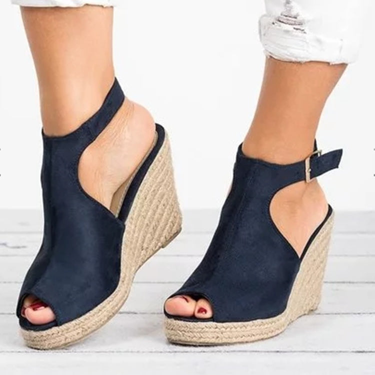 Elegantes sandalias de cuña con plataforma de Isabella Sol