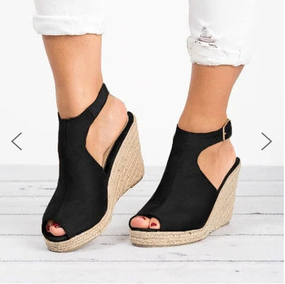 Elegantes sandalias de cuña con plataforma de Isabella Sol