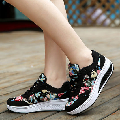 Floral Canvas Isabella Sol Breathable Sneakers