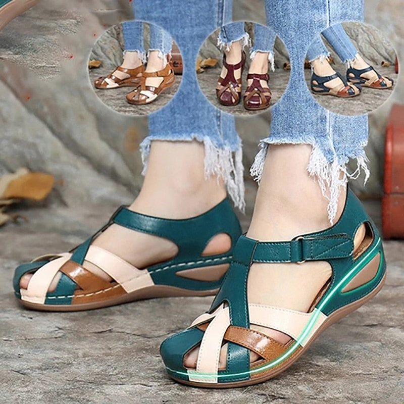 Comfort Wedge Sandals by Isabella Sol for Everyday Wear