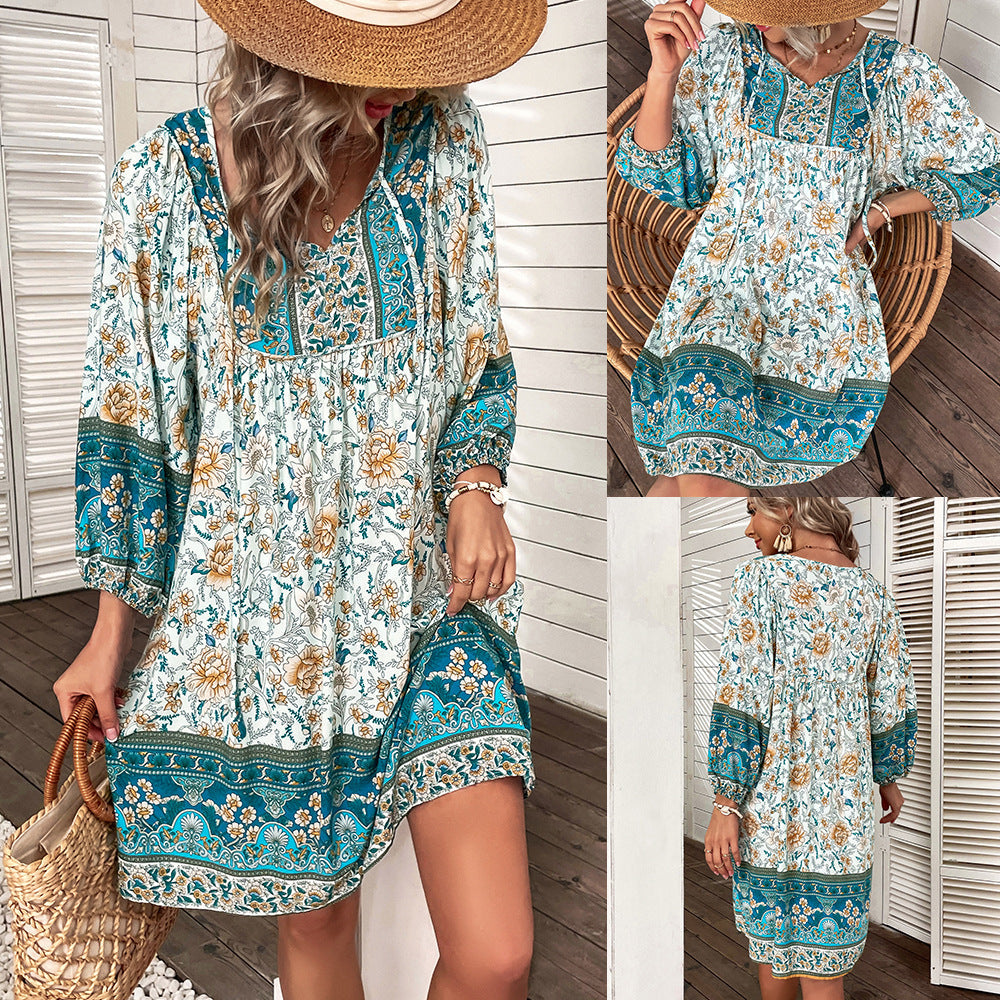 Boho Floral Isabella Sol Summer Dress