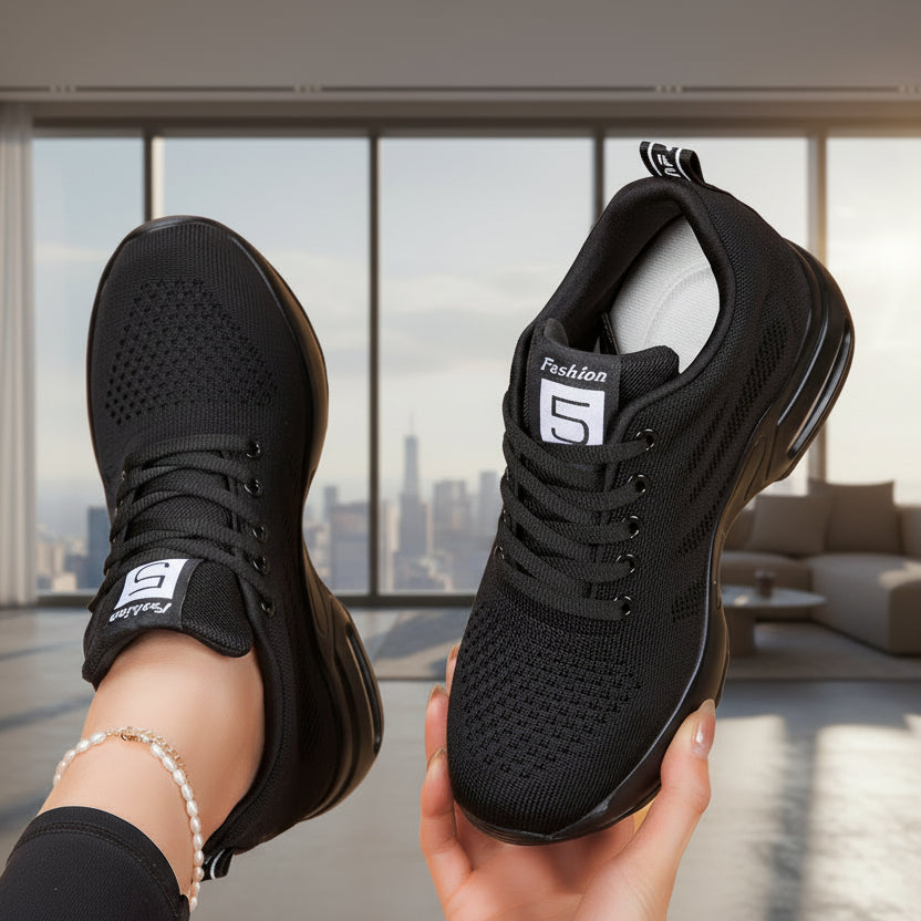 Zapatillas deportivas de plataforma de malla transpirable Isabella Sol