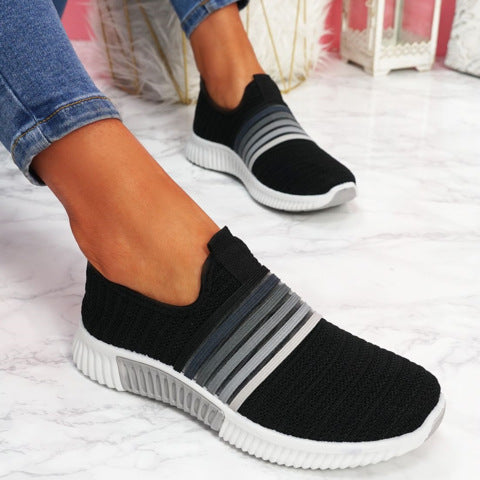 Zapatillas sin cordones de malla arcoíris Isabella Sol