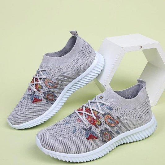 Pinterest-Inspired Isabella Sol Flower Mesh Sneakers