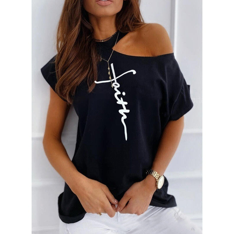 Chic Solid Short Sleeve Tee by Isabella Sol