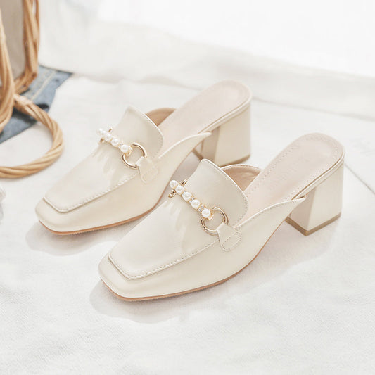 Chic Pinterest-Inspired Isabella Sol Block Heel Mules