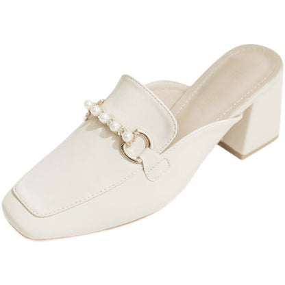 Elegantes mules de tacón ancho inspiradas en Pinterest de Isabella Sol