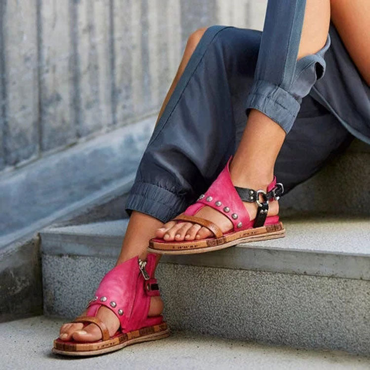 Sandalias retro de suela blanda de Isabella Sol