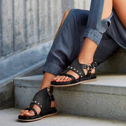 Sandalias retro de suela blanda de Isabella Sol