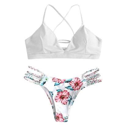 Conjunto de bikini trenzado de Isabella Sol inspirado en Pinterest