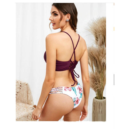 Conjunto de bikini trenzado de Isabella Sol inspirado en Pinterest