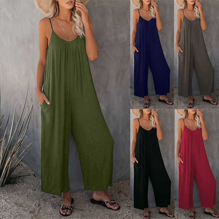 Relaxed Fit Isabella Sol Pinterest-Inspired Jumpsuit