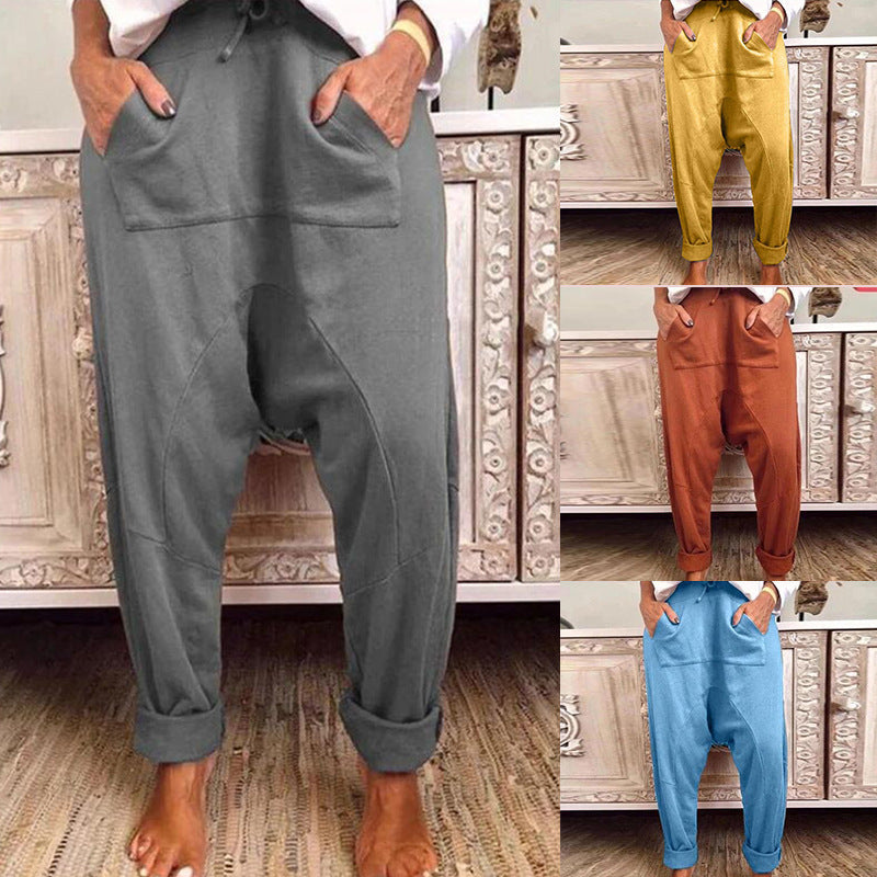 Chic Comfort Isabella Sol Lace Up Harem Pants