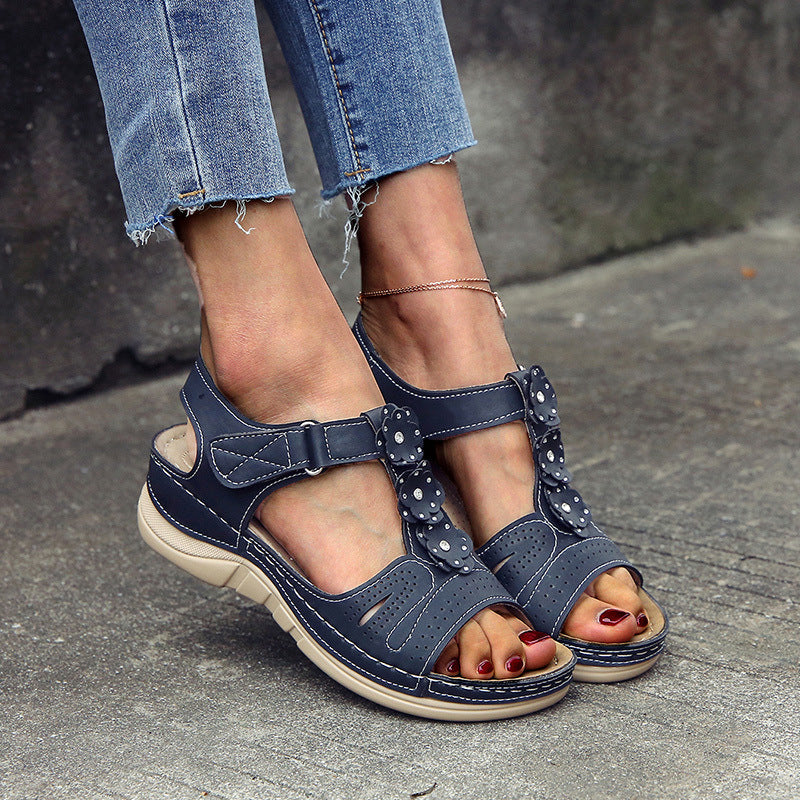 Pinterest-Inspired Floral Sandals by Isabella Sol