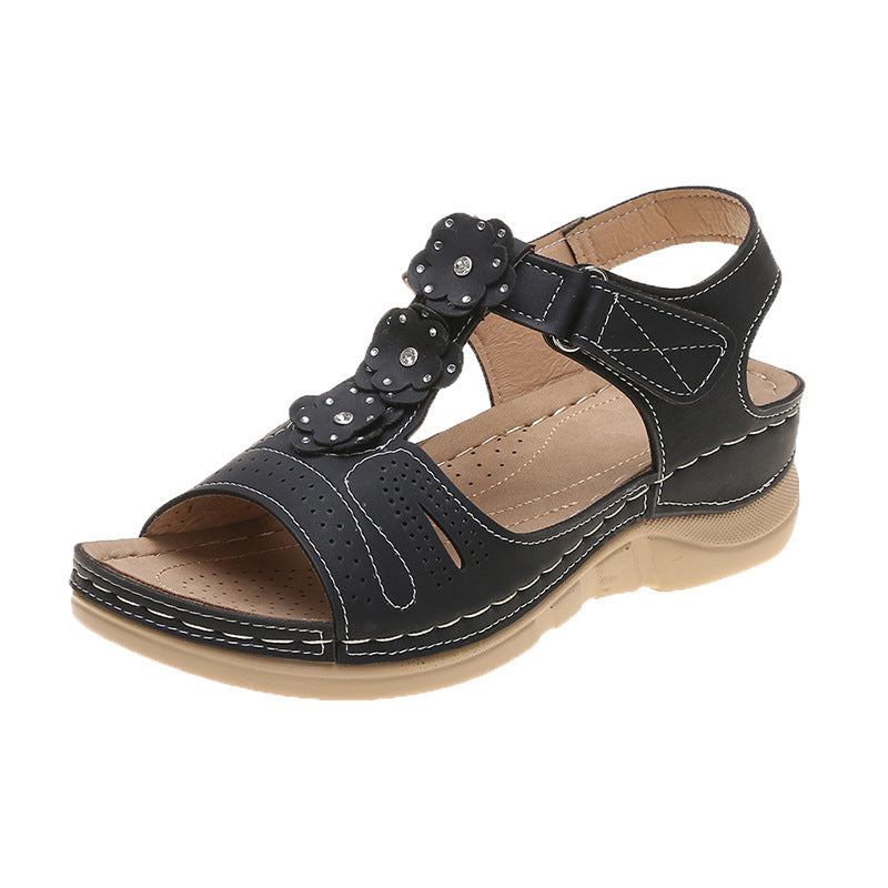 Sandalias florales inspiradas en Pinterest, de Isabella Sol.