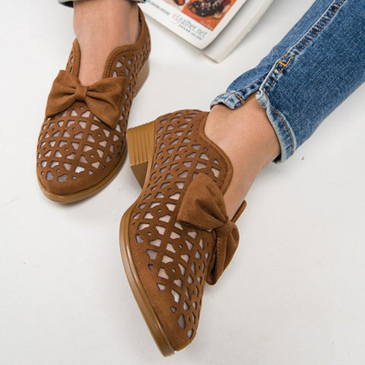 Mocasines elegantes con lazo de Isabella Sol