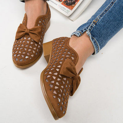 Mocasines elegantes con lazo de Isabella Sol