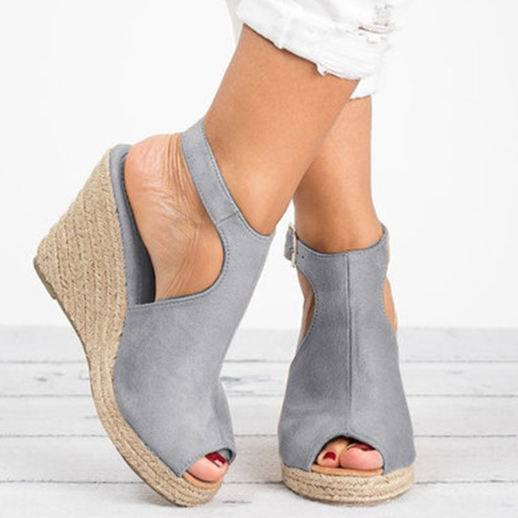 Elegantes sandalias de cuña con plataforma de Isabella Sol