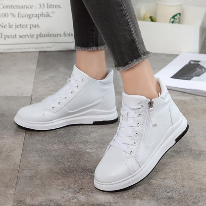 Zapatillas deportivas de cuero elegantes Isabella Sol Board Shoes