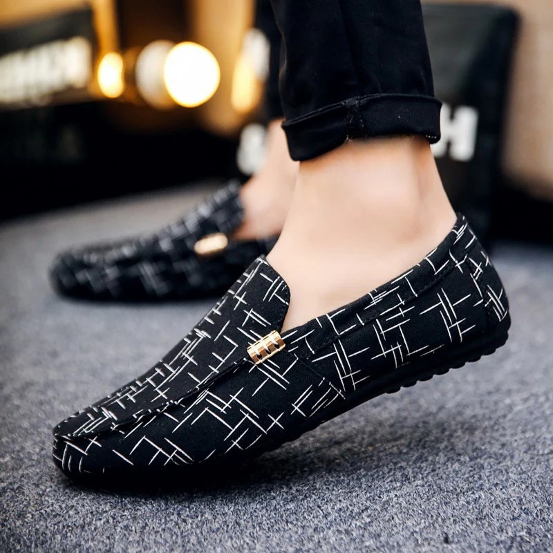 Mocasines modernos de lona Isabella Sol Zapatos para el día a día