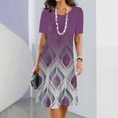 Elegante vestido de verano de tallas grandes de Isabella Sol.
