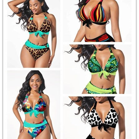 Bikini colorido de tallas grandes de Isabella Sol